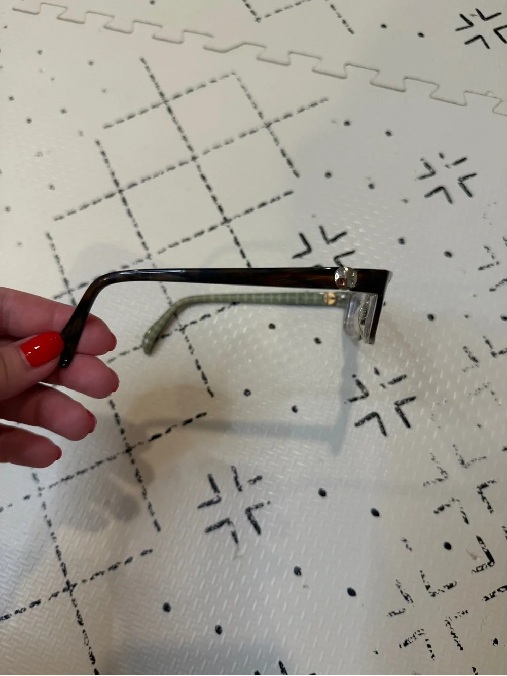 Kate Spade ELISABETH Eyeglasses in horn green noel